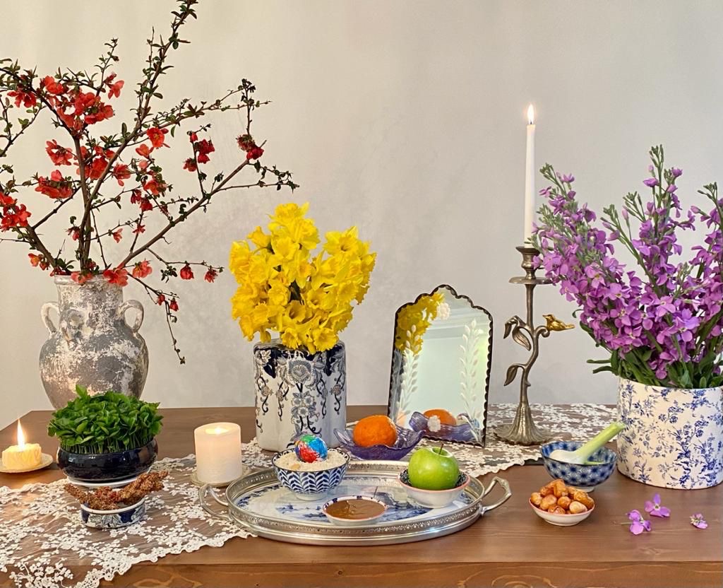 چیدمان سفره هفت سین