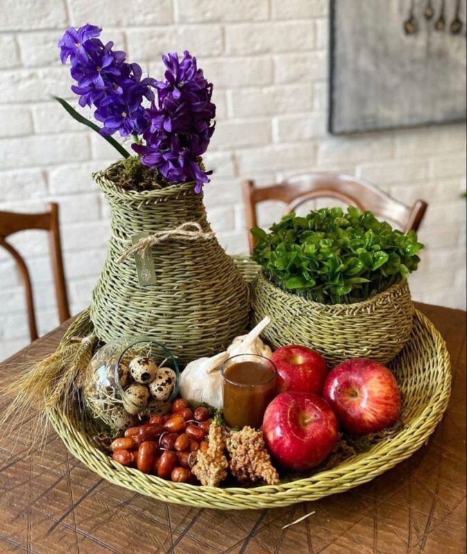 چیدمان سفره هفت سین